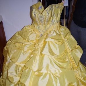 Beauty And The beast quinceanera Dress
